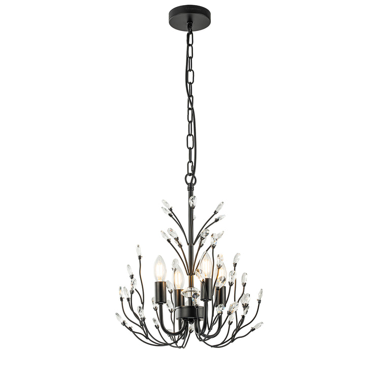 Bree Traditional 4-Light Mini Glam Crystal Chandelier