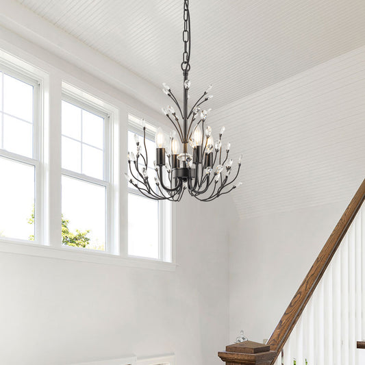 Bree Traditional 4-Light Mini Glam Crystal Chandelier