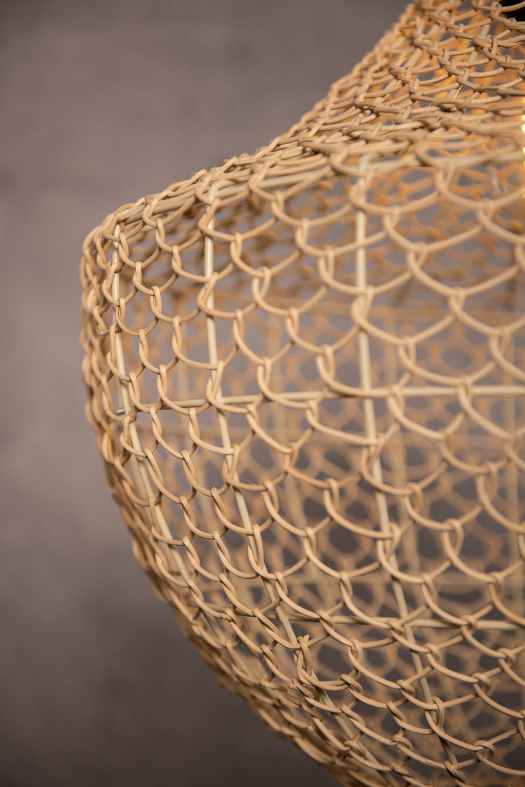 Woven Basket Pendant Light Natural Rattan Hanging Light