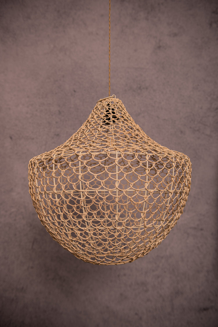 Woven Basket Pendant Light Natural Rattan Hanging Light