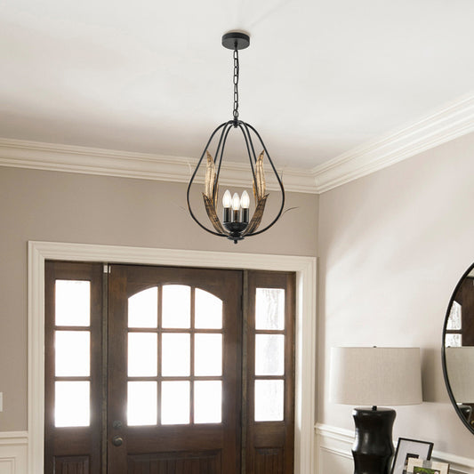 Elora 3-Light Farmhouse Foyer Chandelier