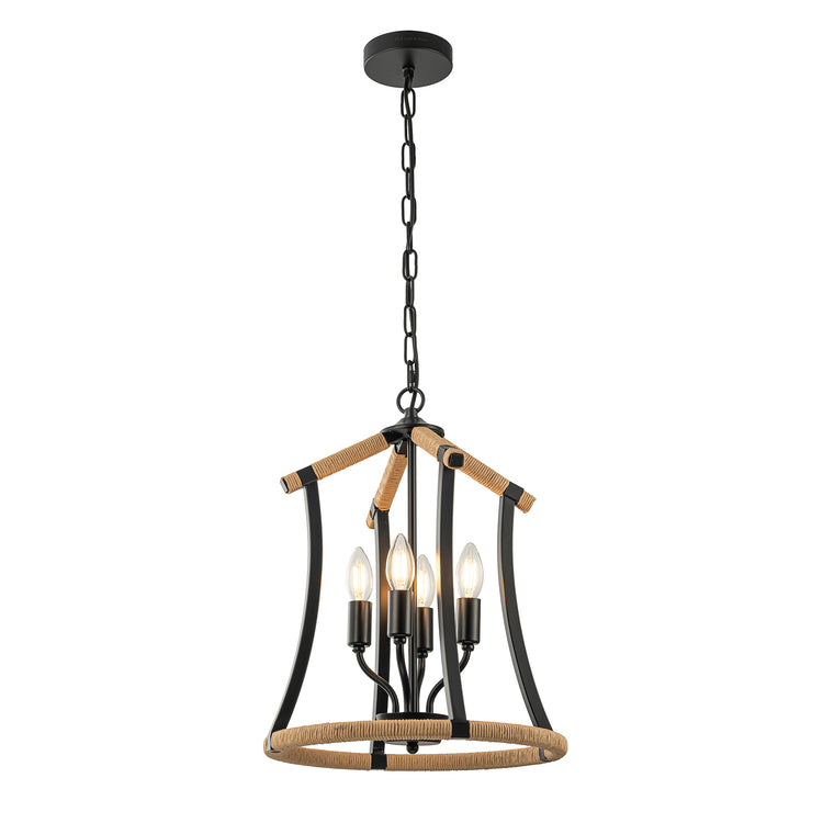 Margo 4-Light Modern Farmhouse Lanter Chandelier