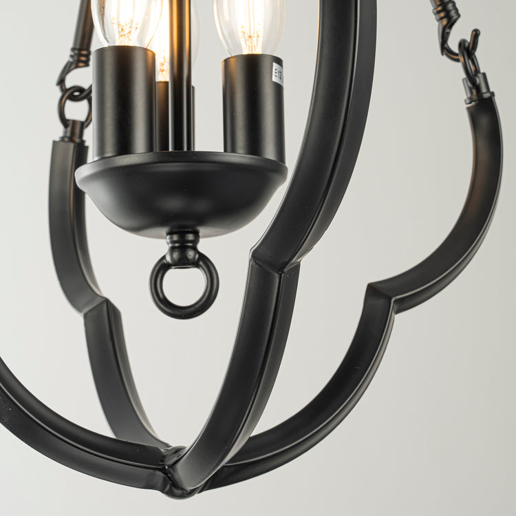 Kenza 3-Light Farmhouse Lantern Chandelier Ceiling Light