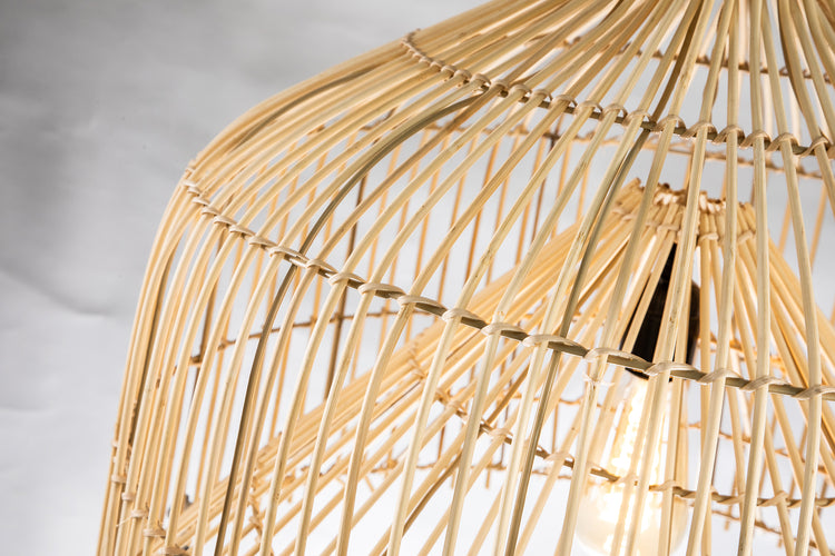 Handmade Large Basket Pendant Light