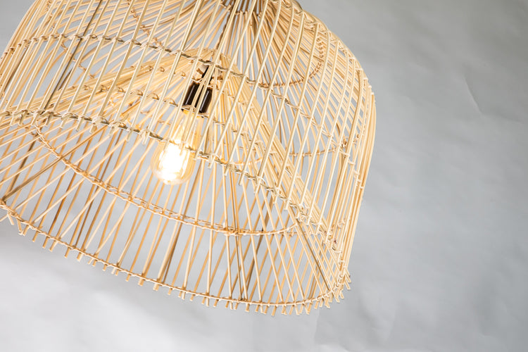 Handmade Large Basket Pendant Light
